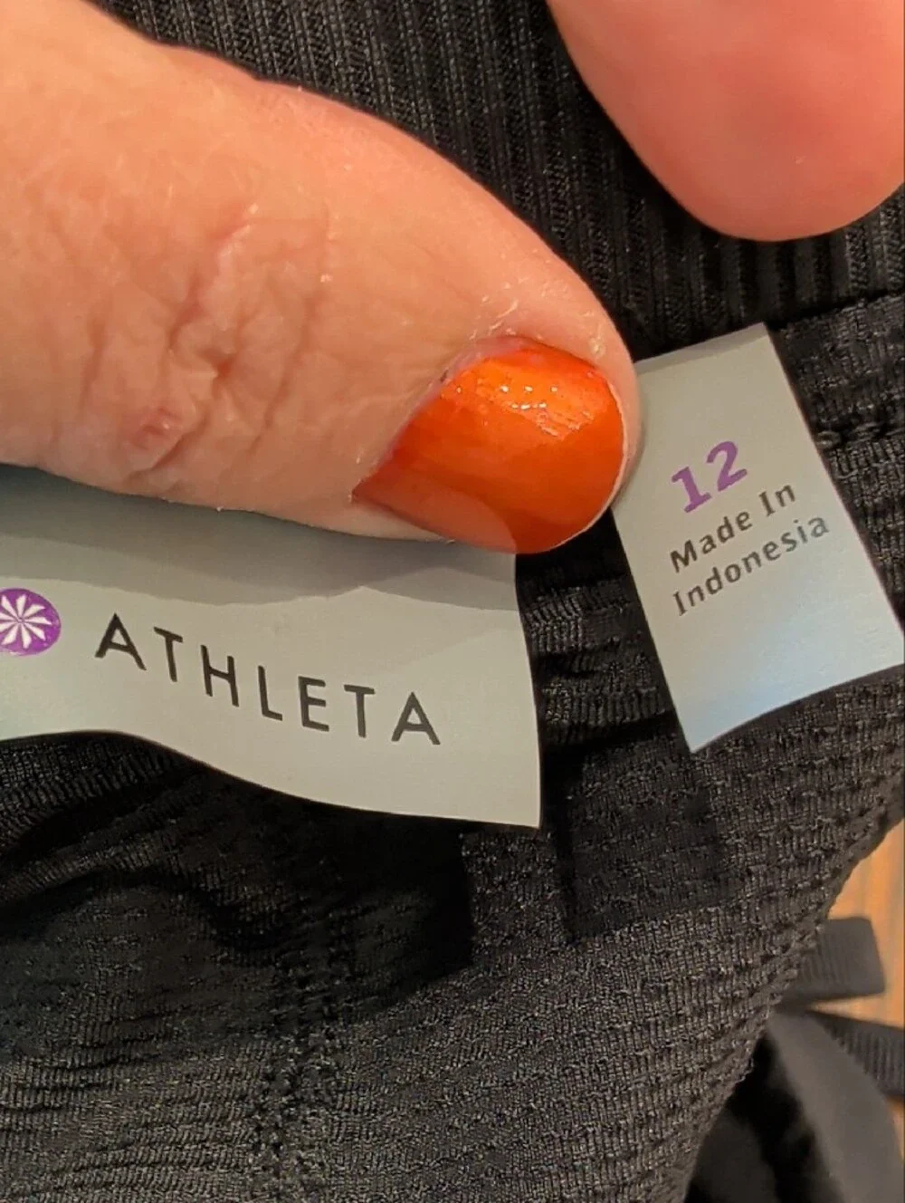 Athleta Black Performance Skort with Drawstring